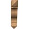 Ekena Millwork Funston Arts & Crafts Smooth Bracket, Western Red Cedar, 5 1/2"W x 26"D x 26"H BKT06X26X26FST03SWR - alternate 4